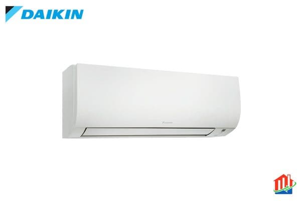 Daikin Comfora monterad ovanför dörrkarm i hall